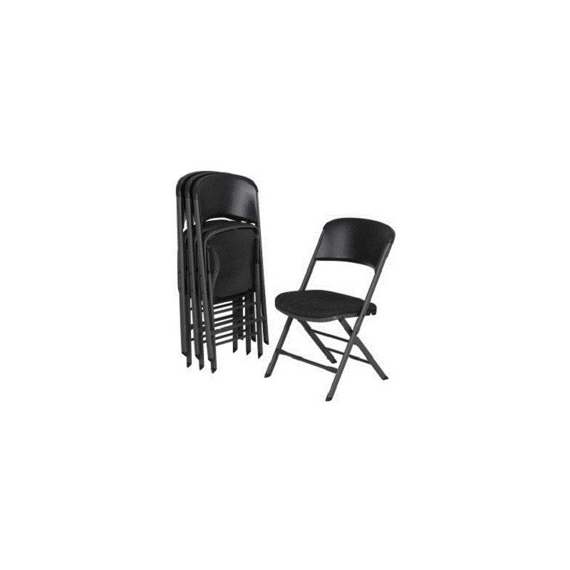 Lifetime 4-Pack Padded Folding Chairs - Gray Sand (480621)