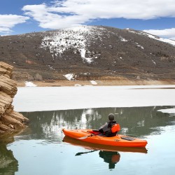 Lifetime Lancer 100 Sit-In Kayak w/ Paddle - Orange (90817)