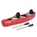 Lifetime Kodiak 130 Canoe w/ Paddle  - Red (90658)