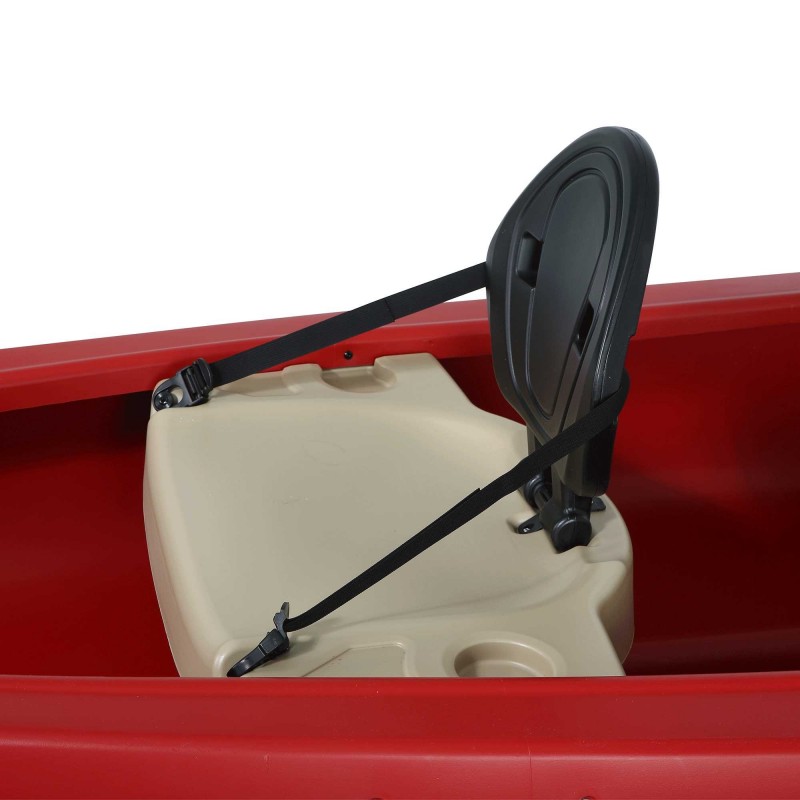 Lifetime Kodiak 130 Canoe w/ Paddle  - Red (90658)