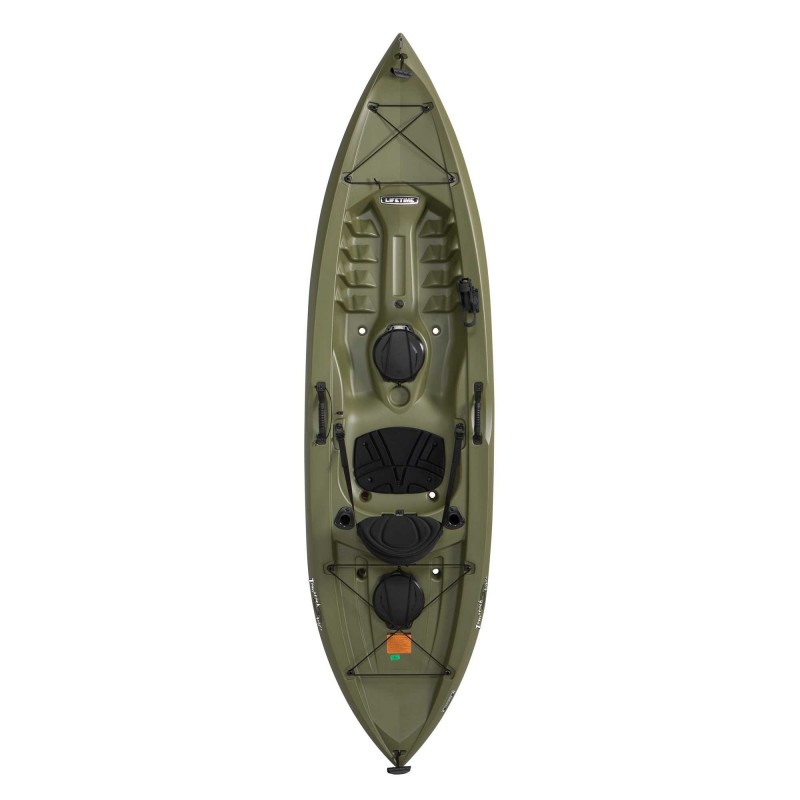 Lifetime Tamarack Angler 100 Fishing Kayak w/ Paddle  - Olive Green (90818)