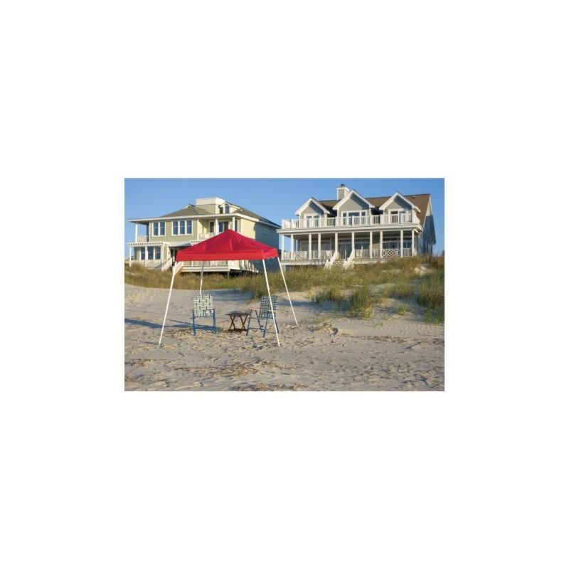 ShelterLogic 8x8 Slant Leg Pop-up Canopy - Red (22578)
