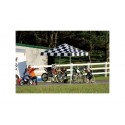 ShelterLogic 10x10 Slant Leg Pop-up Canopy - Checkered (22776)