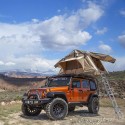 Smittybilt Overlander XL Jeep Roof Top Tent w/ Foam Mattress & 12V Socket - Tan (model 2883)