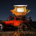 Smittybilt Overlander XL Jeep Roof Top Tent w/ Foam Mattress & 12V Socket - Tan (model 2883)