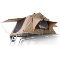 Smittybilt Overlander XL Jeep Roof Top Tent w/ Foam Mattress & 12V Socket - Tan (model 2883)