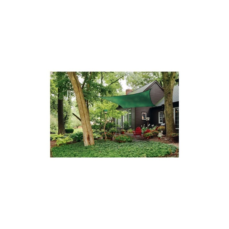 ShelterLogic 16 ft Square Shade Sail - Evergreen (25727) ShelterLogic 16 ft Square Shade Sail - Evergreen (25727)