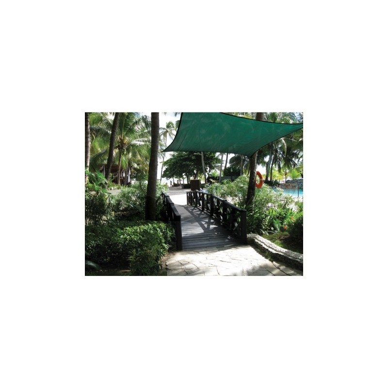 ShelterLogic 16 ft Square Shade Sail - Evergreen (25727) ShelterLogic 16 ft Square Shade Sail - Evergreen (25727)