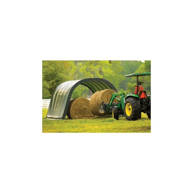 Shelter Logic 12x20x8 Round Style - Green (51341)