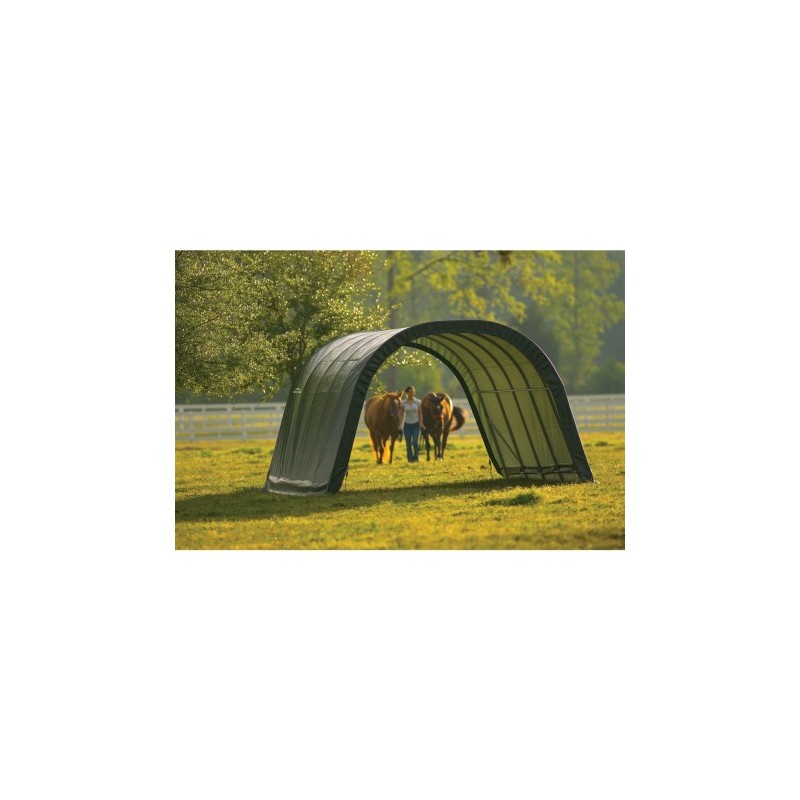 Shelter Logic 12x20x8 Round Style - Green (51341)