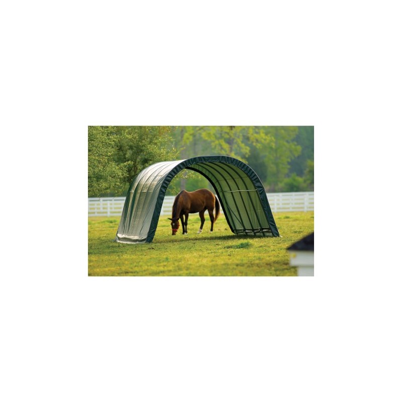 Shelter Logic 12x20x8 Round Style - Green (51341)