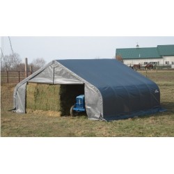 ShelterLogic 22x24x11 Peak Style Instant Garage Kit - Gray (78631)