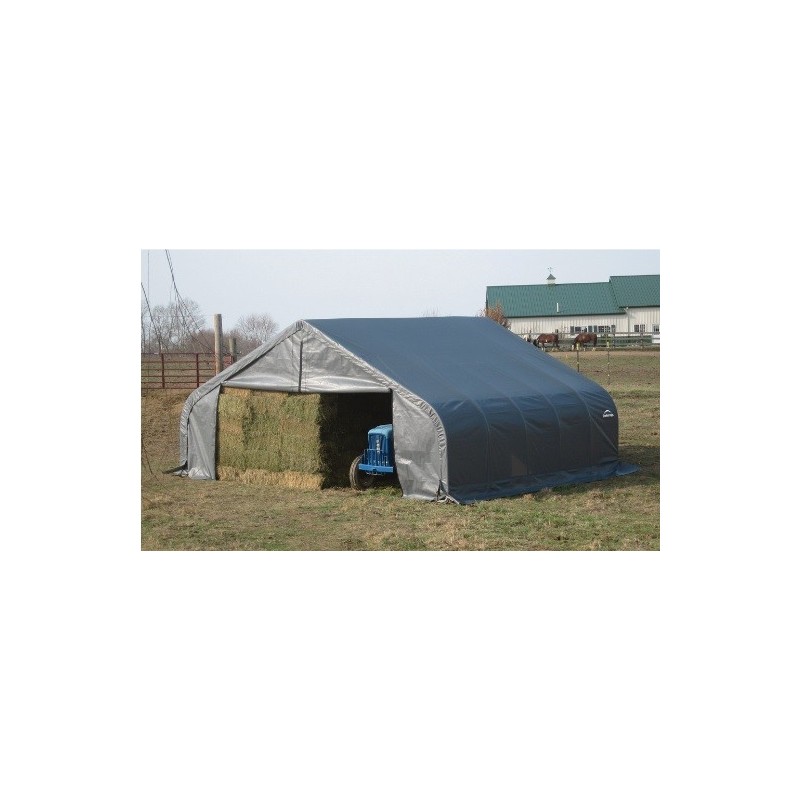 ShelterLogic 22x24x11 Peak Style Instant Garage Kit - Gray (78631)