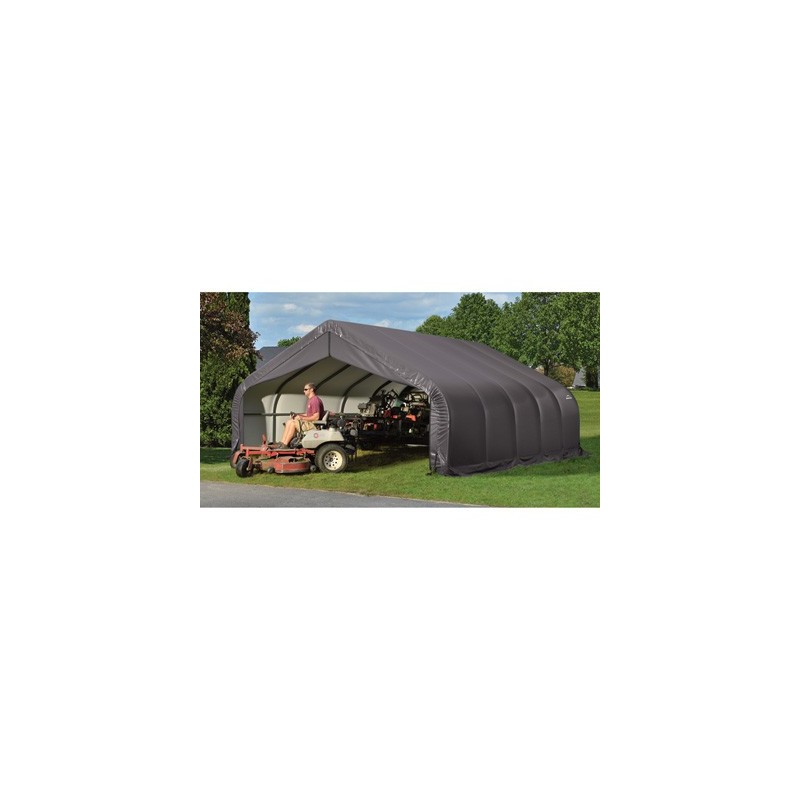 ShelterLogic 22x20x13 Peak Style Shelter, Grey (82043)