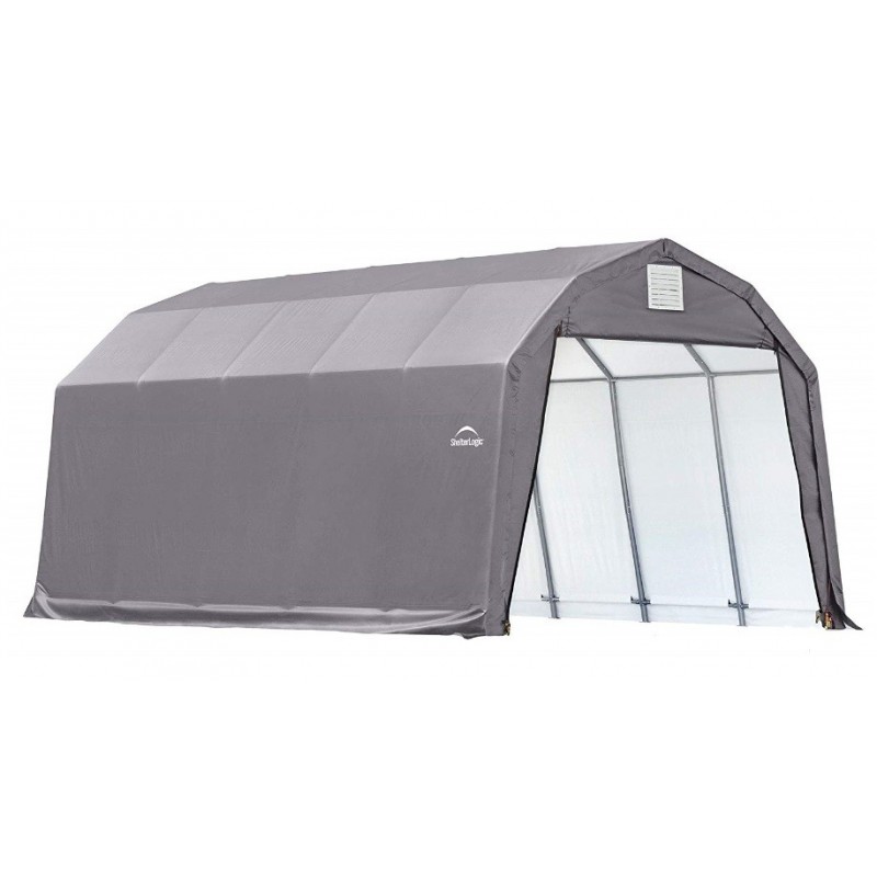 ShelterLogic 12x24x9 Barn Shelter, Grey (97153)