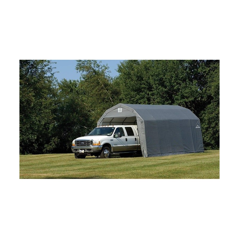 ShelterLogic 12x24x9 Barn Shelter, Grey (97153)