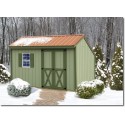 Best Barns Aspen 10x8 Wood Storage Shed Kit (AS108)
