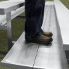 Gared 2-Row Tip-n-Roll Spectator Bleacher, 10" Plank, 15 ft, Double Foot Planks (TRB0215DF) Gared 2-Row Tip-n-Roll Spectator Bleacher, 10" Plank, 15 ft, Double Foot Planks (TRB0215DF)