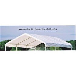 ShelterLogic 12×20 Canopy Replacement Cover - White (10049)