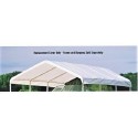 ShelterLogic 12×20 Canopy Replacement Cover - White (10049)