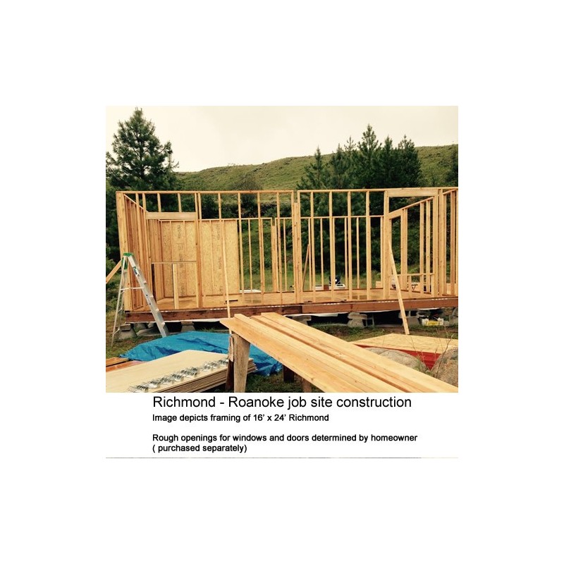 Best Barns Richmond 16x20 Wood Storage Shed Kit (richmond1620)