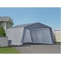 ShelterLogic 12×20×8 Peak Style Shelter - Grey (62790)