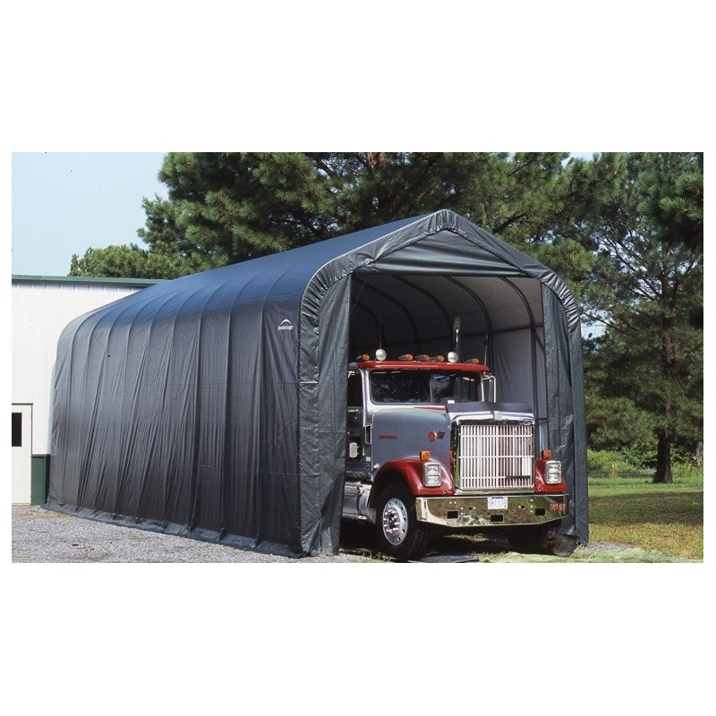 ShelteLogic 16x44x16 Peak Style - Grey (95943)