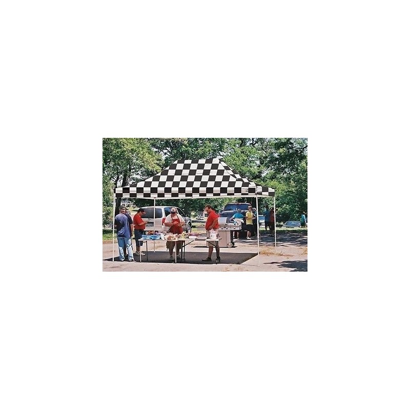 ShelterLogic 10x15 Straight Leg Pop-up Canopy - Checkered (22555)