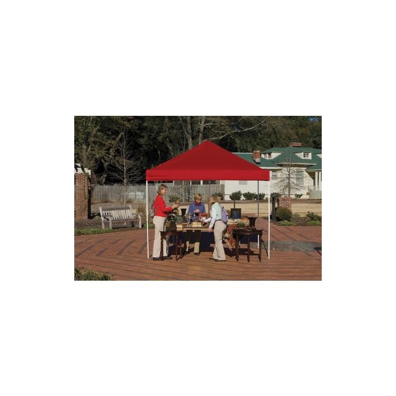 ShelterLogic 10x10 Straight Leg Pop-up Canopy - Red (22561)