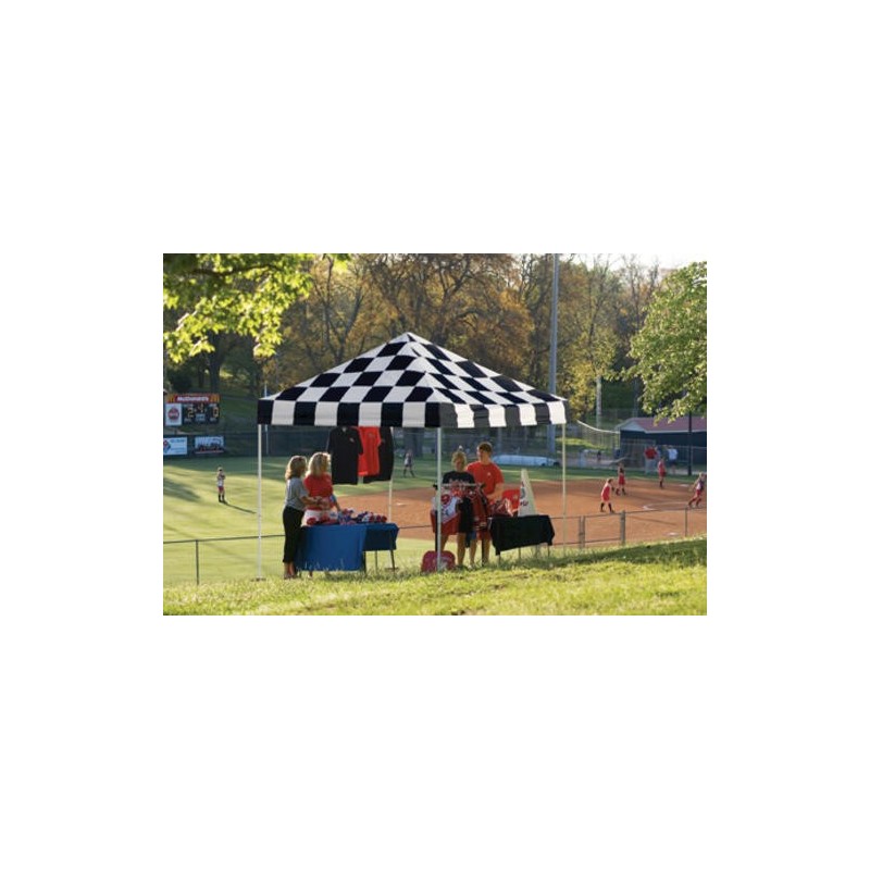 ShelterLogic 10x10 Straight Leg Pop-up Canopy - Checkered (22565) ShelterLogic 10x10 Straight Leg Pop-up Canopy - Checkered (22565)