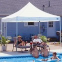 ShelterLogic 10x10 Straight Leg Pop-up Canopy - White (22586)