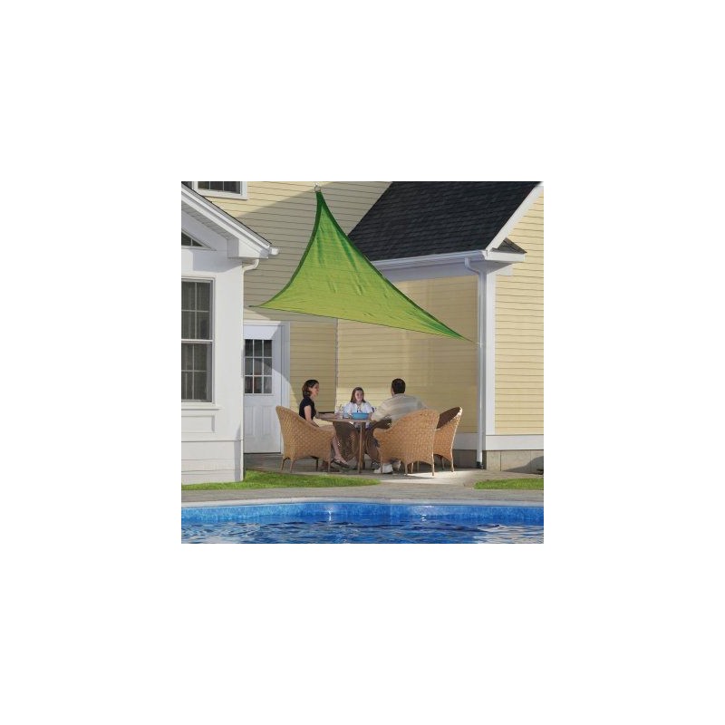 ShelterLogic 16 ft Triangle Shade Sail - Lime Green (25675)