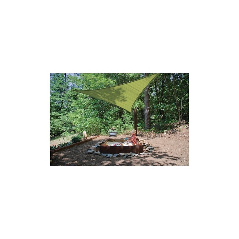 ShelterLogic 16 ft Triangle Shade Sail - Lime Green (25675)