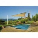 ShelterLogic 16 f Triangle Shade Sail - Sand (25729)