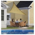 ShelterLogic 16 f Triangle Shade Sail - Sand (25729)