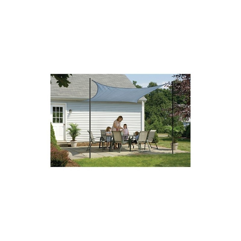 ShelterLogic 12 ft Square Shade Sail - Sea (25735) ShelterLogic 12 ft Square Shade Sail - Sea (25735)