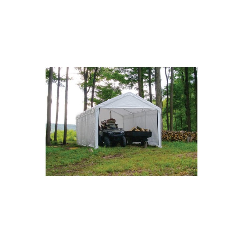ShelterLogic 12×20 Canopy Enclosure Kit - White (25774)