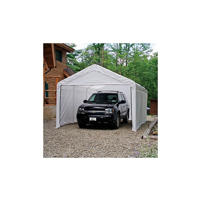 ShelterLogic 12×20 Canopy Enclosure Kit - White (25774)