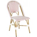 SALCHA INDOOR-OUTDOOR FRENCH BISTRO STACKING SIDE CHAIR