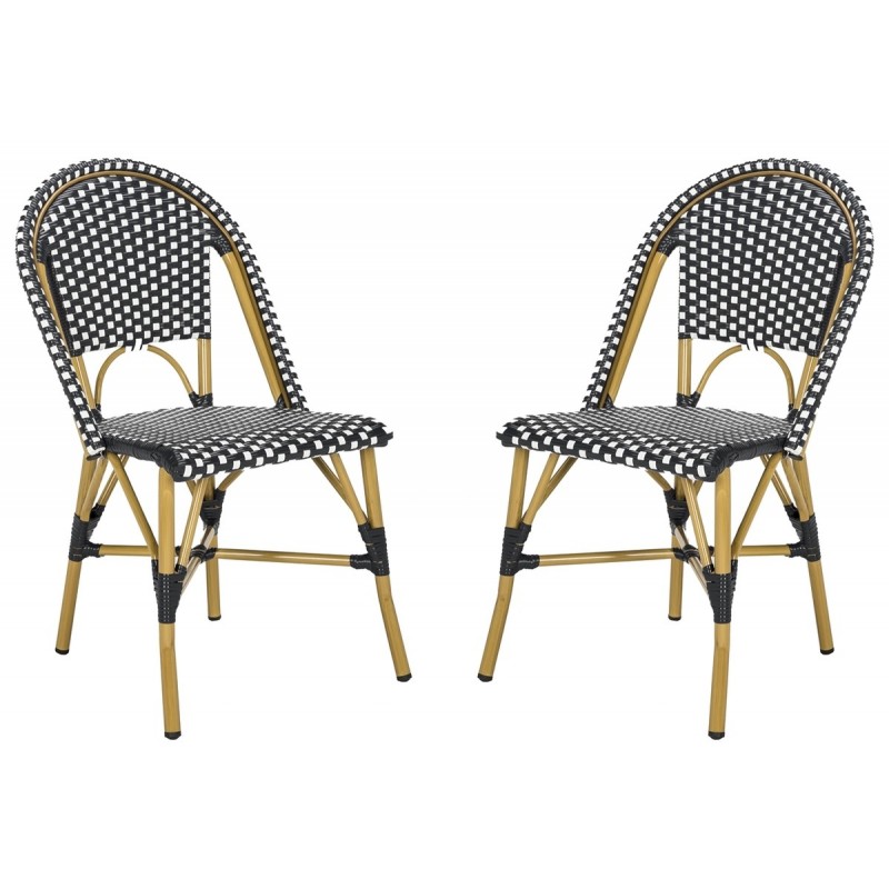Sarcha Indoor-Outdoor French Bistro Stacking Side Chair Sarcha Indoor-Outdoor French Bistro Stacking Side Chair