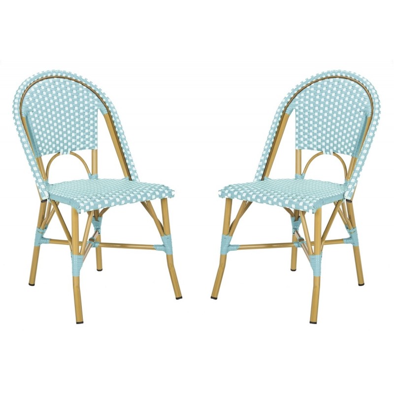 Sarcha Indoor-Outdoor French Bistro Stacking Side Chair