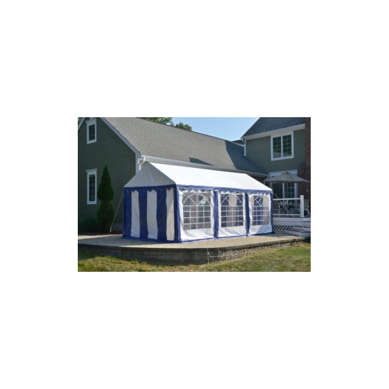 ShelterLogic 10x20 Party Tent Enclosure Kit - Blue/White (25898)