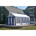 ShelterLogic 10x20 Party Tent Enclosure Kit - Blue/White (25898)