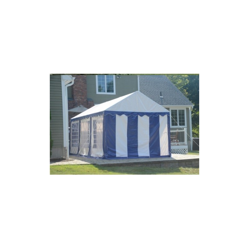 ShelterLogic 10x20 Party Tent Enclosure Kit - Blue/White (25898)