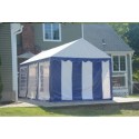 ShelterLogic 10x20 Party Tent Enclosure Kit - Blue/White (25898)