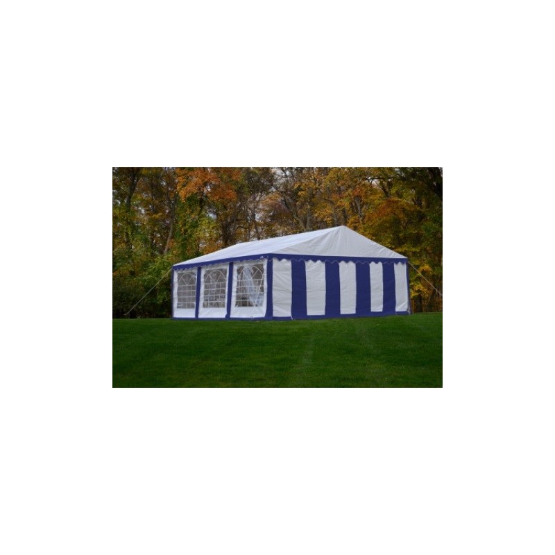 ShelterLogic 20x20 Party Tent Enclosure Kit - Blue/White (25928)