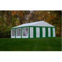 ShelterLogic 20x20 Party Tent Enclosure Kit - Green/White (25929)