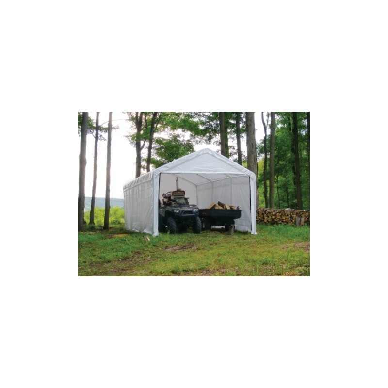 ShelterLogic 18×30 Canopy Enclosure Kit - White (26179)