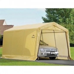 ShelterLogic 10X15x8 Auto Shelter Peak Style Frame - Sandstone (62681)