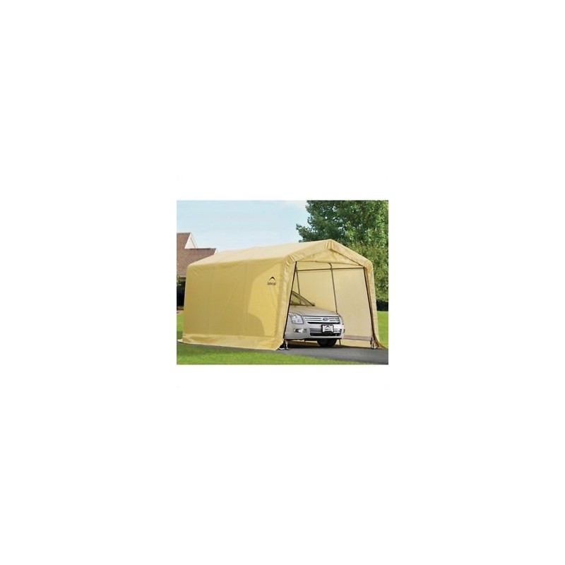ShelterLogic 10X15x8 Auto Shelter Peak Style Frame - Sandstone (62681)
